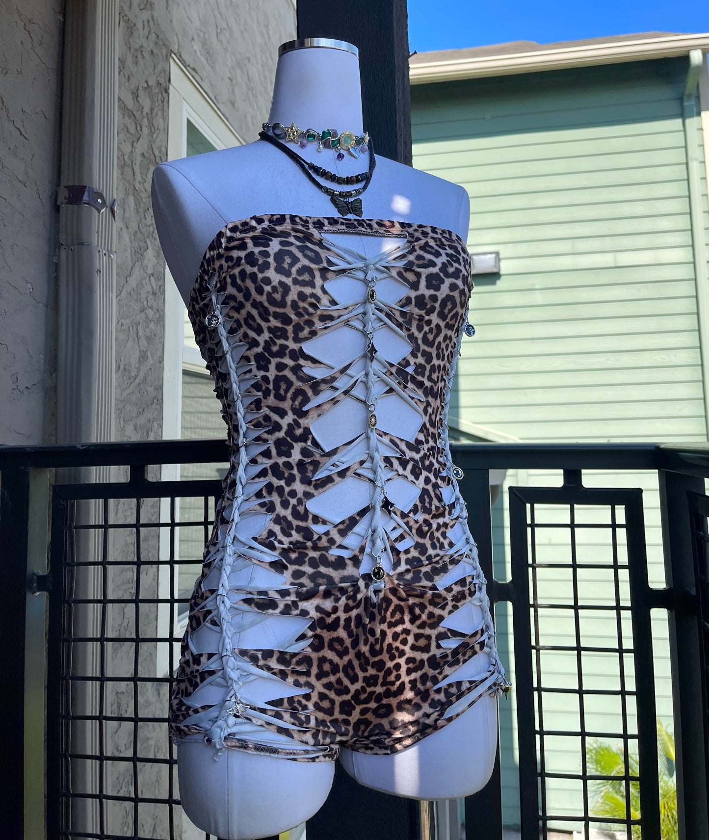 Wild Cheetah Tube Romper