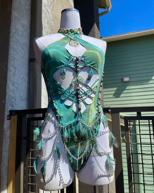 Dreamcatcher Mermaid Bodysuit (ᴍᴀᴅᴇ ᴛᴏ ᴏʀᴅᴇʀ)