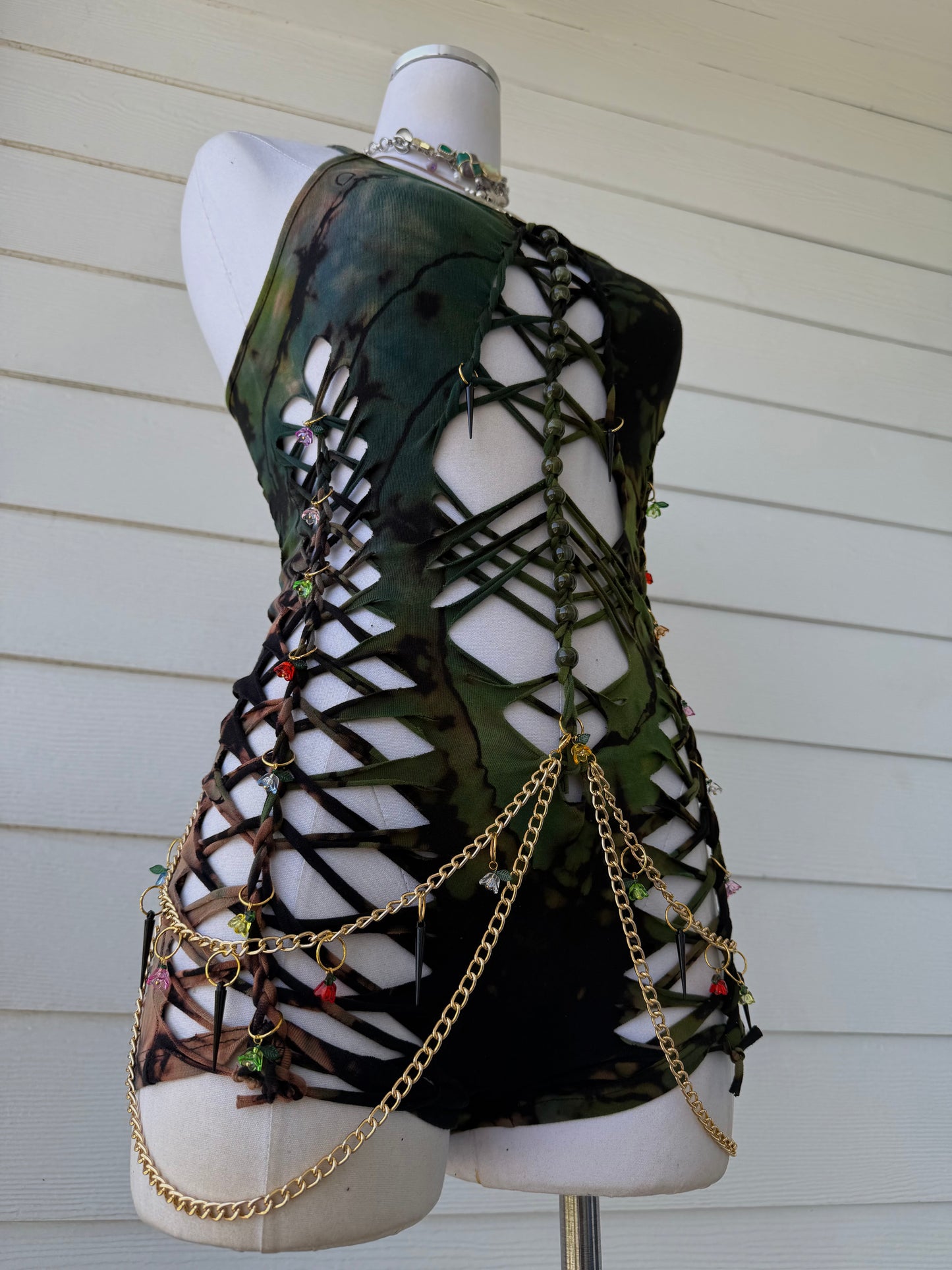 SIZE M Forbidden Garden Romper (SHIPS TODAY)