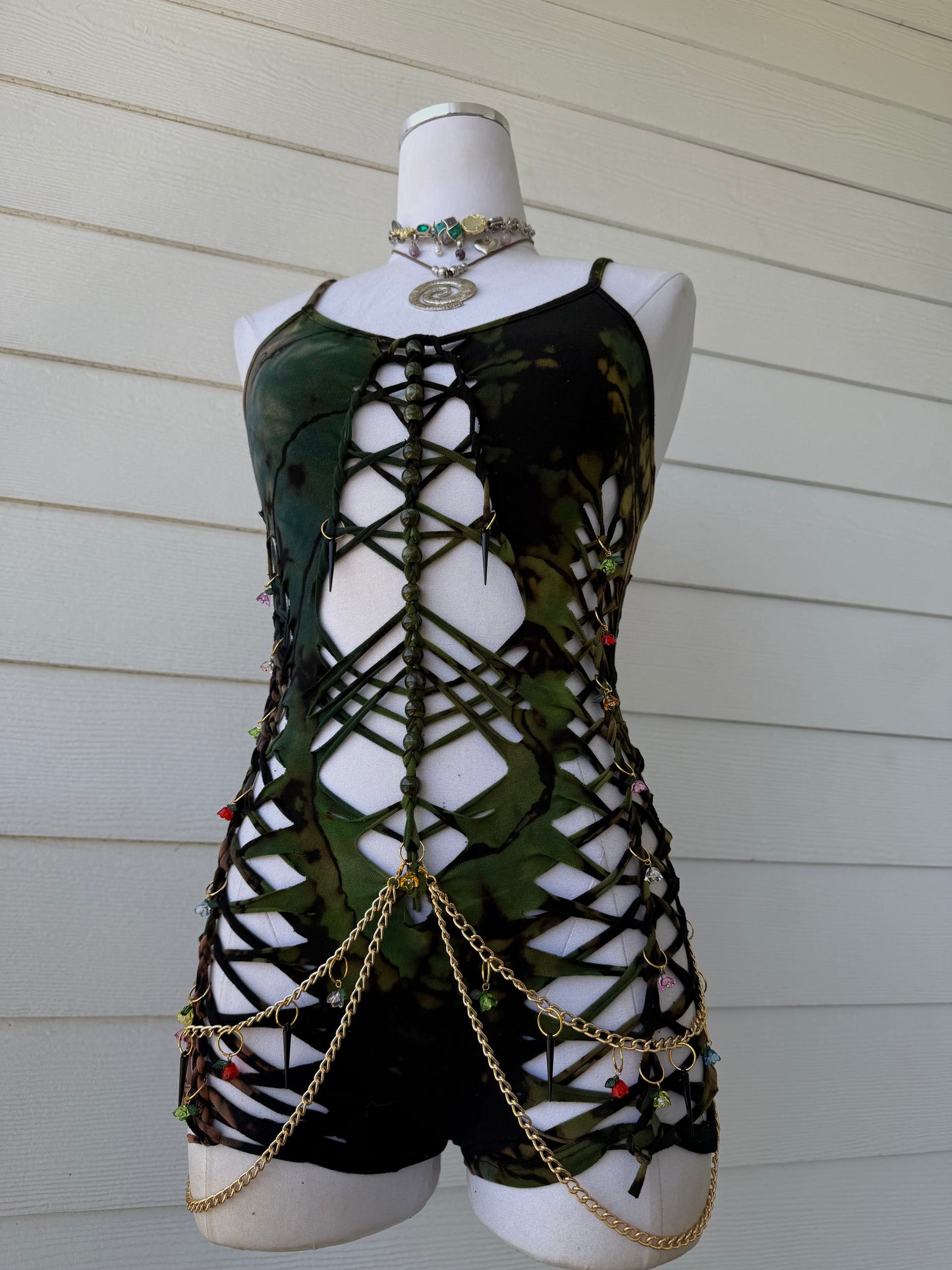 SIZE M Forbidden Garden Romper (SHIPS TODAY)