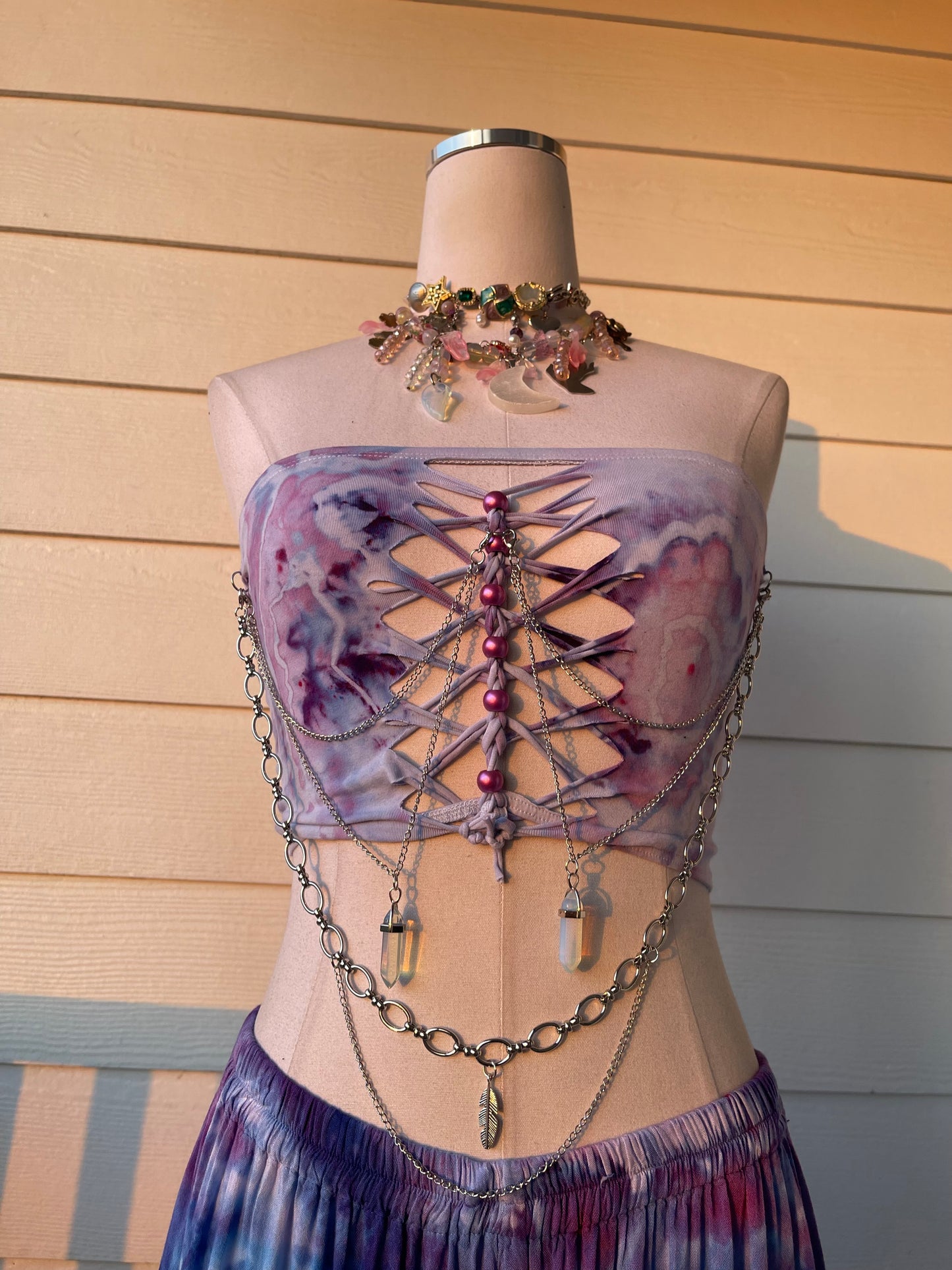 Moonstone Jewelry Tube Top (ᴍᴀᴅᴇ ᴛᴏ ᴏʀᴅᴇʀ)