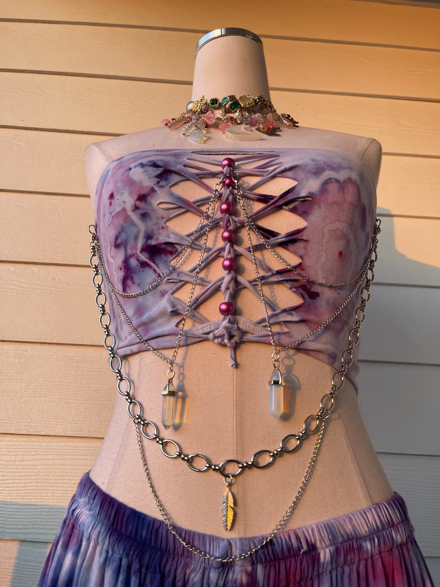 Moonstone Jewelry Tube Top (ᴍᴀᴅᴇ ᴛᴏ ᴏʀᴅᴇʀ)