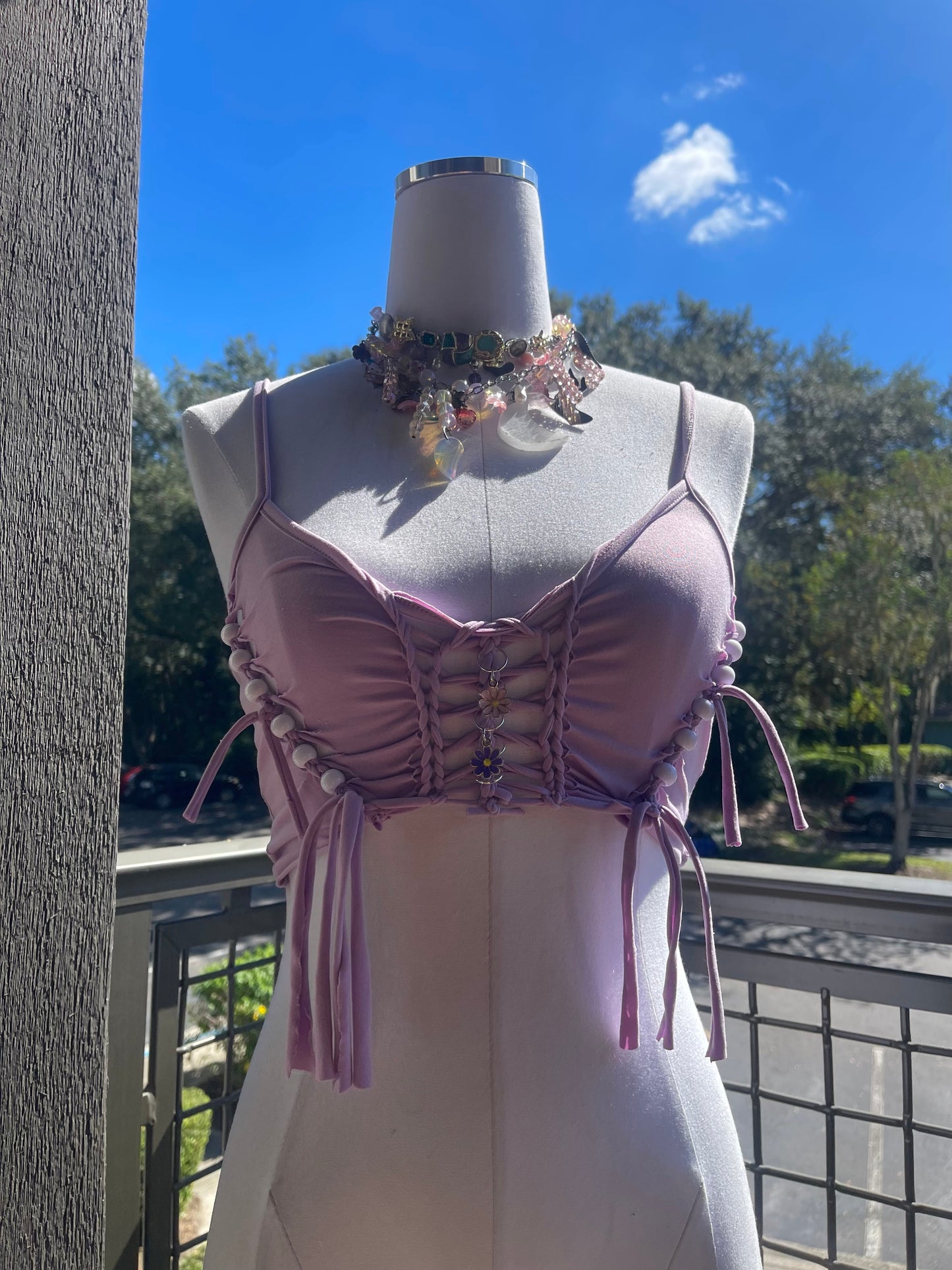 Moonlit Petals String Top (Ships Same Day)